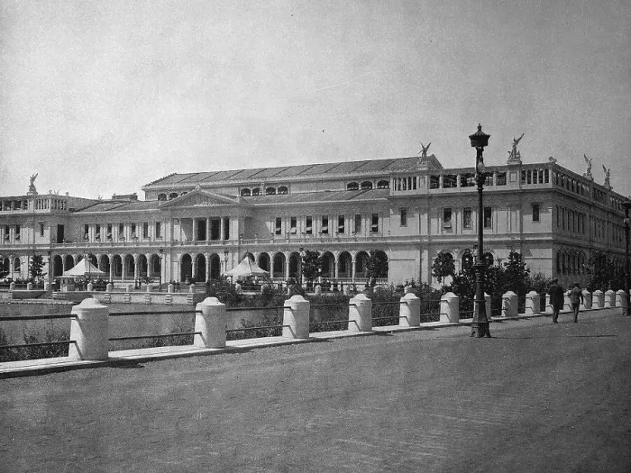 Framed Print : Building at the territory of the World Exposition 1893