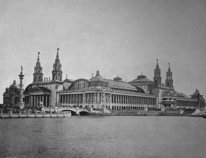 Framed Print : Building at the territory of the World Exposition 1893