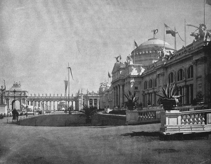 Framed Print : Buildings at the territory of the World Exposition 1893
