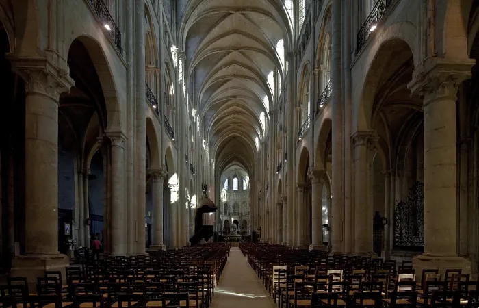 Framed Print : Built 1145-1235, interior facing east