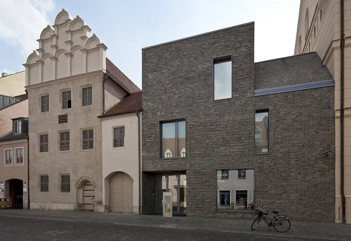 Framed Print : Built in 1536, centre extension 2013 by Thomas Dietzsch Framed Print : Built in 1536, centre extension 2013 by Thomas Dietzsch