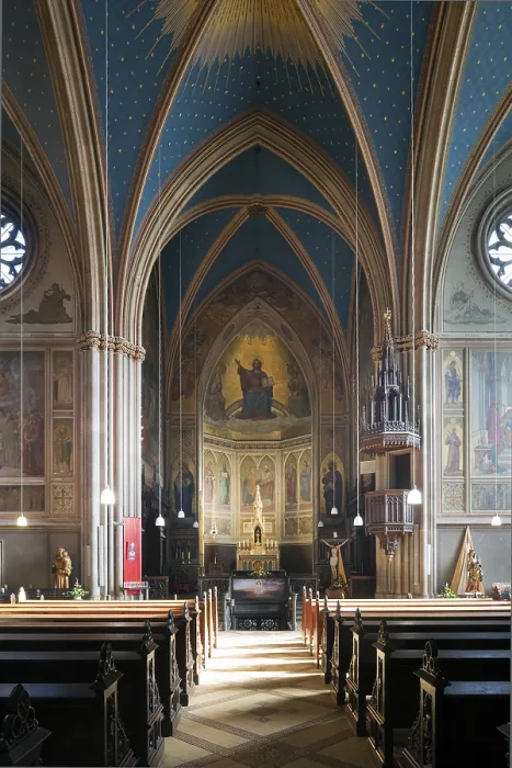 Framed Print : Built by Ernst Zwirner, view to the altar Framed Print : Built by Ernst Zwirner, view to the altar
