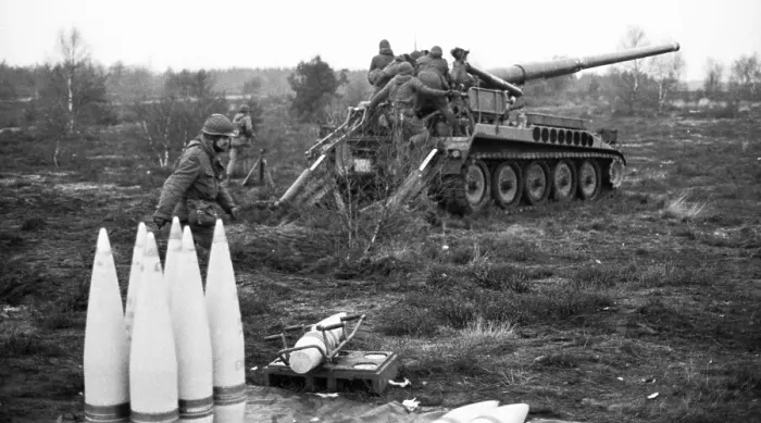 Framed Print : Bundeswehr practice shooting on 27