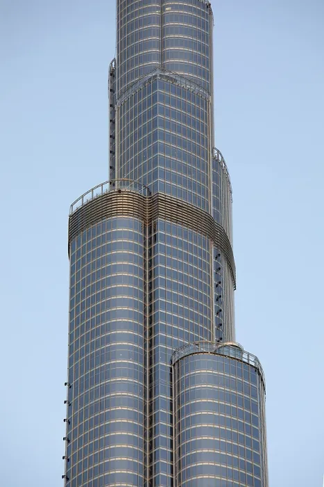 Framed Print : Detail of Burj Khalifa, Dubai, United Arab Emirates