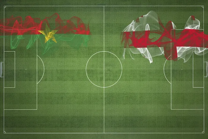 Framed Print : Burkina Faso vs Georgia Soccer Match