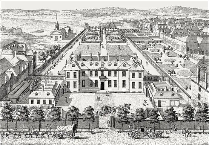 Framed Print : Burlington House, 1698, London, UK