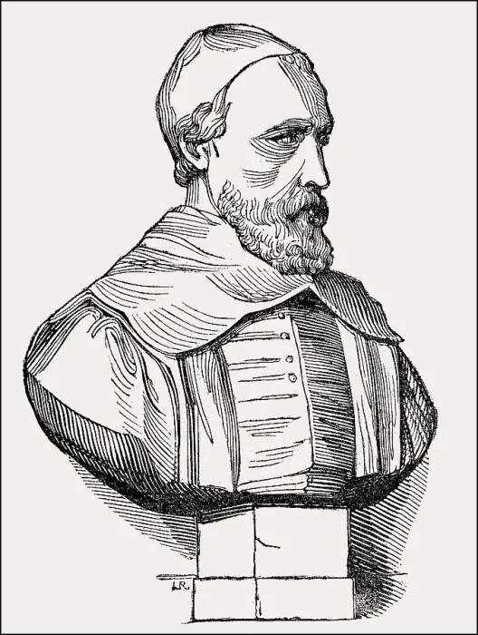 Framed Print : Bust of Nicolas-Claude Fabri de Peiresc