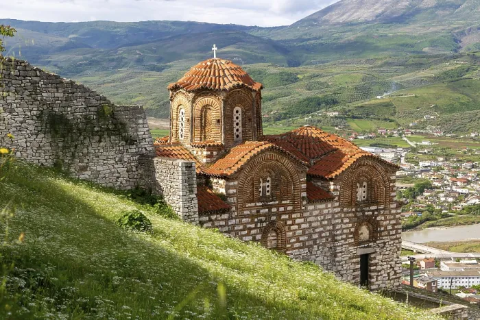 Framed Print : Byzantine architecture of Holy Trinity church