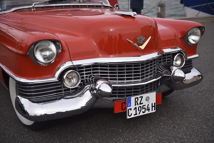 Framed Print : Cadillac Eldorado Convertible at classic car meeting in Busum Framed Print : Cadillac Eldorado Convertible at classic car meeting in Busum