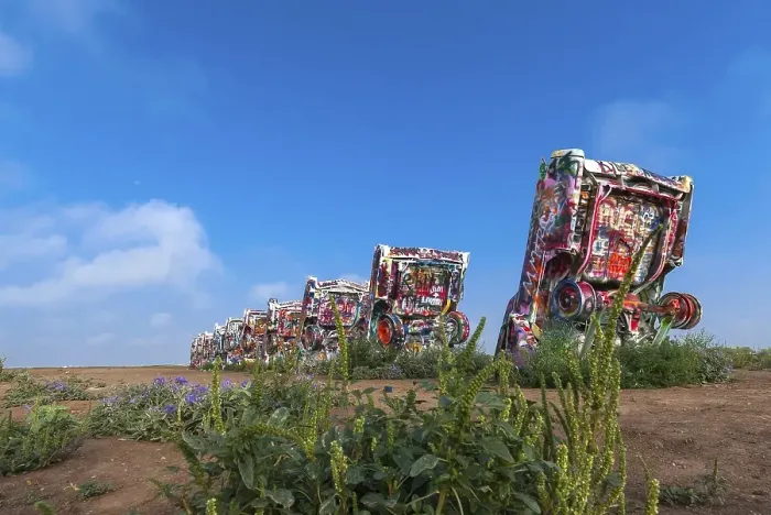 Framed Print : Cadillac Ranch, car, automobile