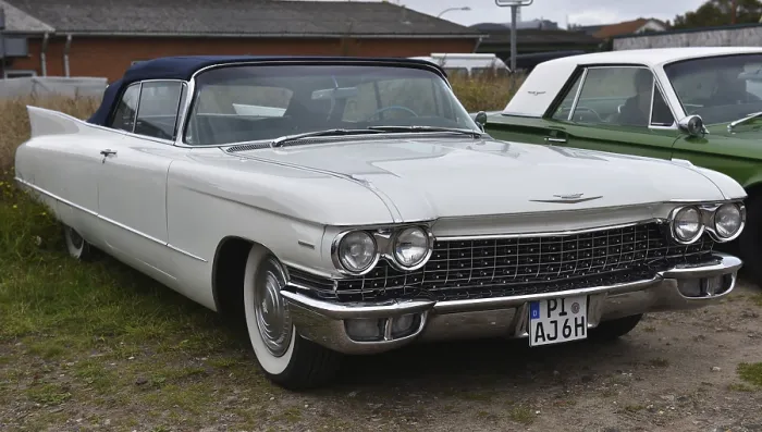 Framed Print : Cadillac Series 62 at classic car meeting in Busum