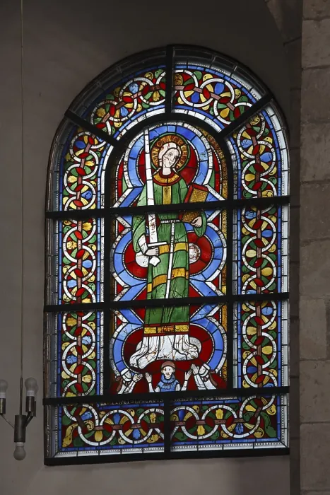 Framed Print : Caecilia window in the north transept