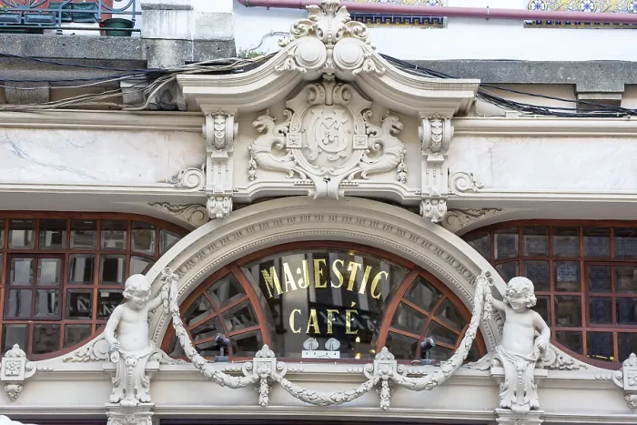 Framed Print : Cafe Majestic, art nouveau cafe