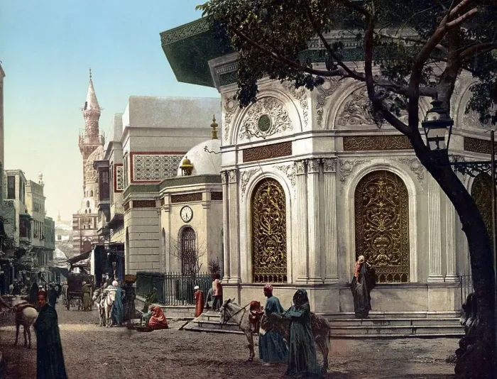 Framed Print : Cairo, Egypt, Fountain in the Arab Quarter