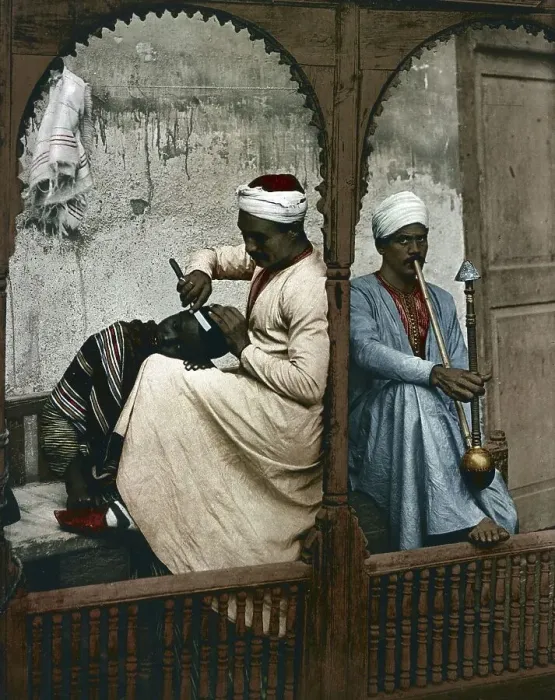 Framed Print : Cairo, Peasants and woman on their way home from the fields Framed Print : Cairo, Peasants and woman on their way home from the fields