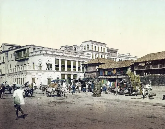 Framed Print : Calcutta. Harrison Road, India Framed Print : Calcutta. Harrison Road, India