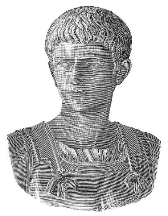 Framed Print : Caligula or Gaius Julius Caesar Augustus Germanicus