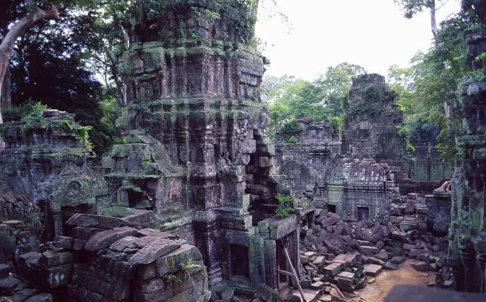 Framed Print : Cambodia: Ankor Wat Khmer temple ruins