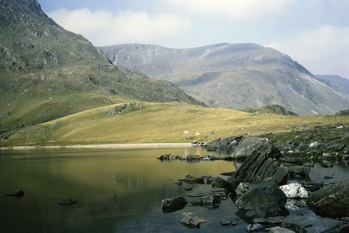 Framed Print : Camping Llyn Y Cwn, Llyn Idwal Lake, Cwm Idwal, Glyderau Mountains, Snowdonia, North Wales, Uk 1966 Framed Print : Camping Llyn Y Cwn, Llyn Idwal Lake, Cwm Idwal, Glyderau Mountains, Snowdonia, North Wales, Uk 1966
