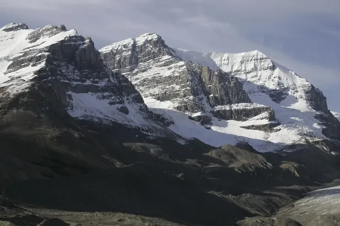 Framed Print : Canadian Rockies, near Athabasca Glacier