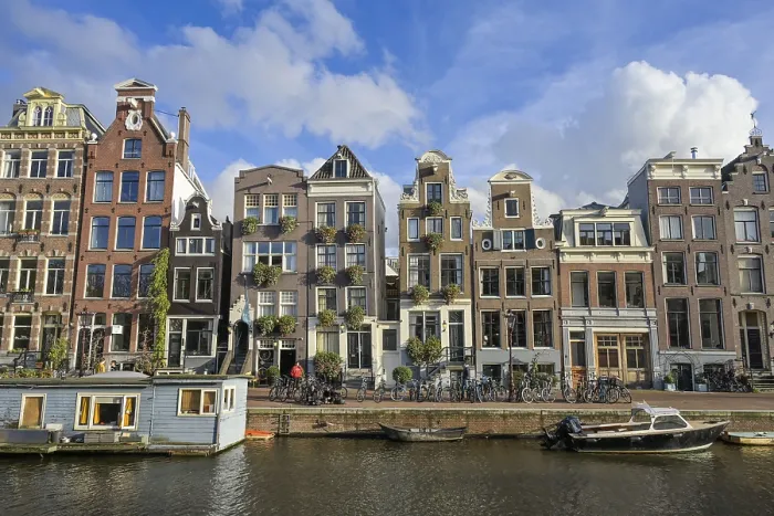 Framed Print : Canal Houses, Herengracht, Old Town Framed Print : Canal Houses, Herengracht, Old Town