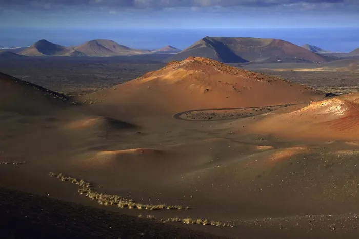 Framed Print : Canary Islands, Lanzarote, Timanfaya National Park