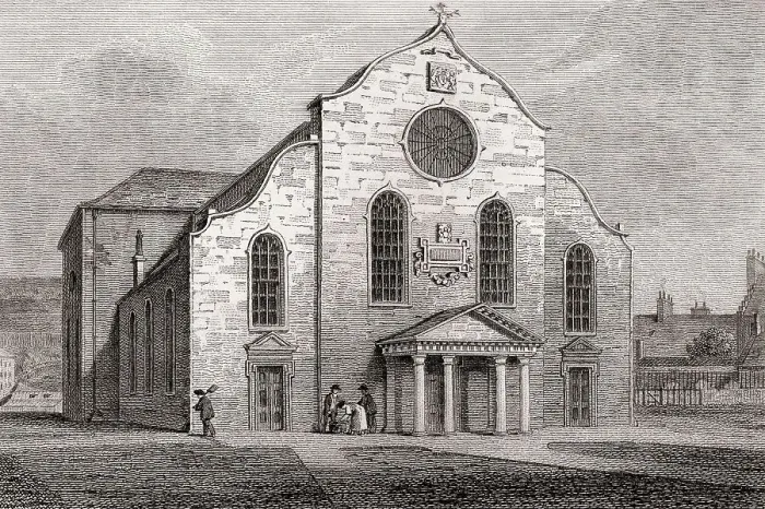Framed Print : Canongate Church, Edinburgh, Scotland
