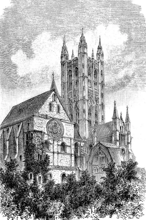 Framed Print : Canterbury Cathedral, Christ Church Cathedral