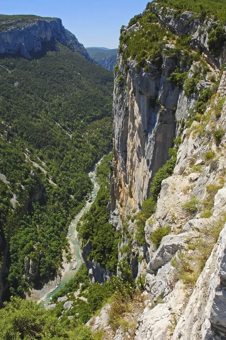 Framed Print : Canyon of the Verdon River, Verdon Regional Natural Park
