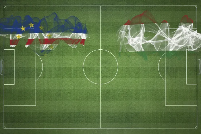 Framed Print : Cape Verde vs Hungary Soccer Match Framed Print : Cape Verde vs Hungary Soccer Match