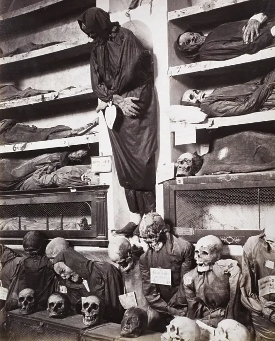 Framed Print : Capuchin Crypt, Le Catacombe dei Cappuccini