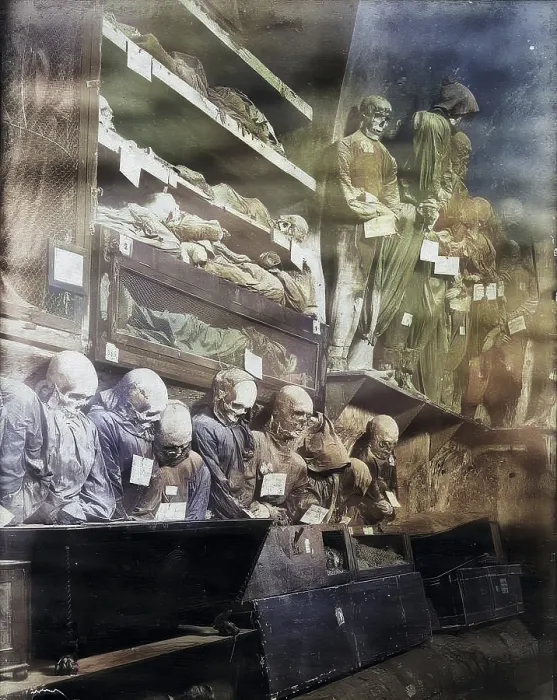 Framed Print : Capuchin Crypt, Le Catacombe dei Cappuccini