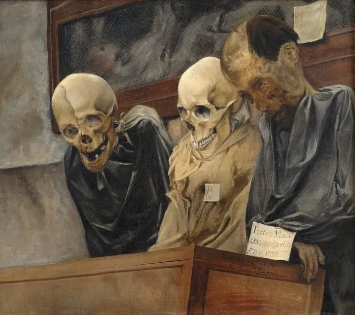 Framed Print : The Capuchin Crypt of Palermo, Le Catacombe dei Cappuccini