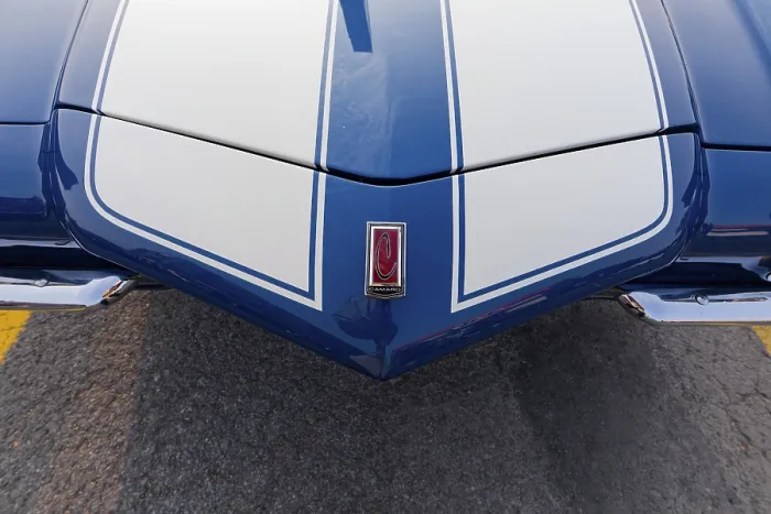 Framed Print : Car detail, front view, car show
