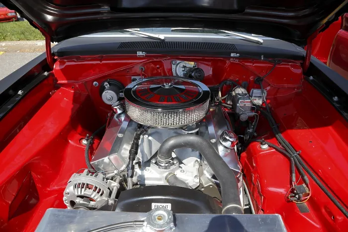 Framed Print : Car show, engine, Province of Quebec, Canada