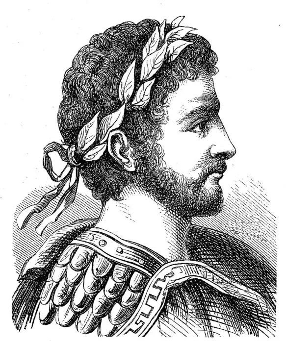 Framed Print : Caracalla, 188, 217, formally Marcus Aurelius Severus Antoninus Augustus