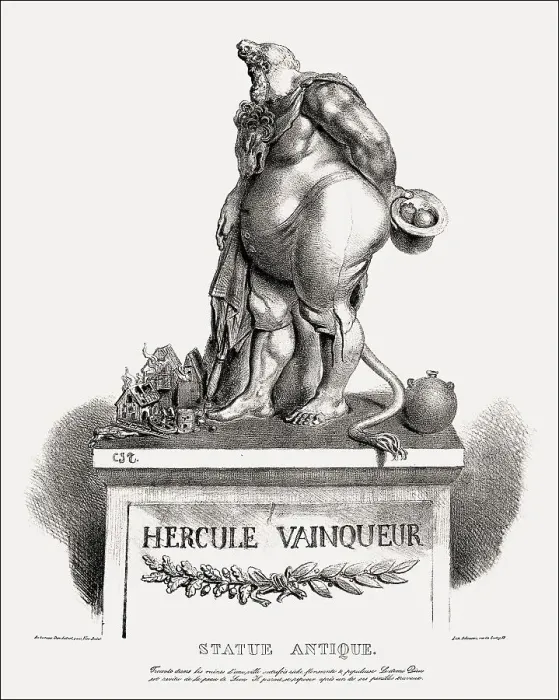 Framed Print : Caricature on Louis Philippe I Framed Print : Caricature on Louis Philippe I