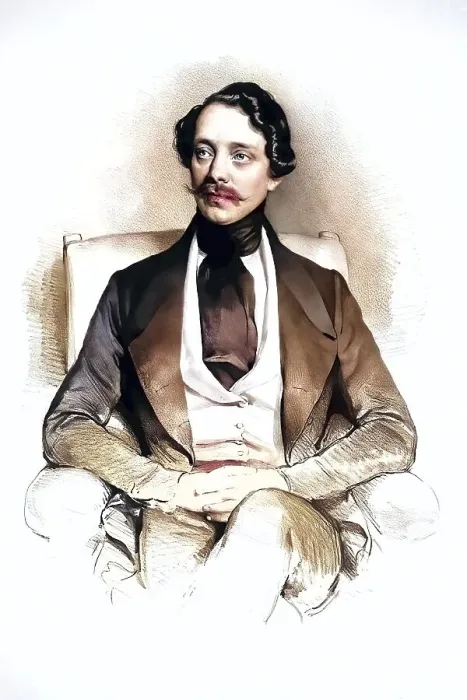Framed Print : Carl Freiherr von Schoenstein (born 27 June 1796 in Ofen)