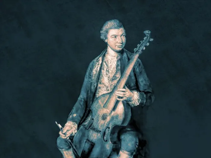 Framed Print : Carl Friedrich Abel, 1723  - 1787