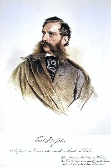 Framed Print : Carl Heissler (born 18 January 1823 in Vienna)