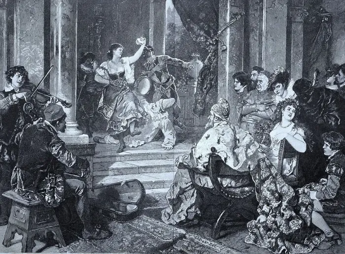 Framed Print : A Carnival at the Doge's in Venice