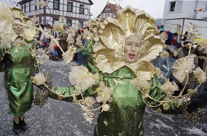 Framed Print : Carnival in Wasungen, Thuringia on 13 Framed Print : Carnival in Wasungen, Thuringia on 13