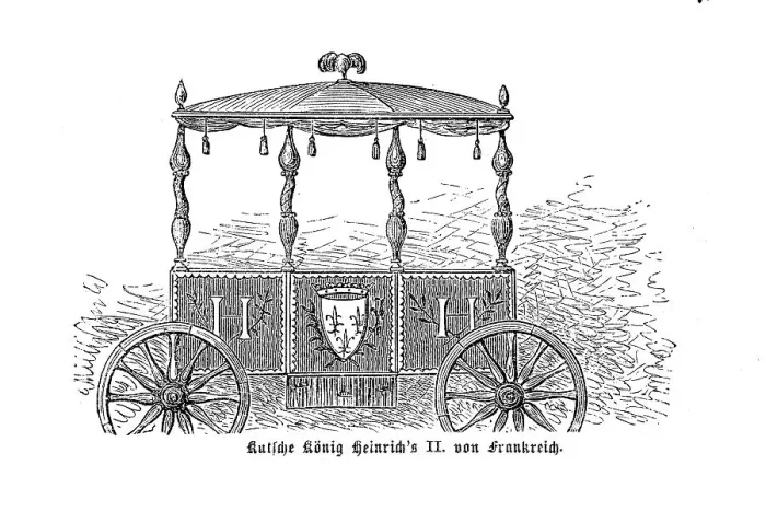 Framed Print : Carriage, City carriage of King Henry II
