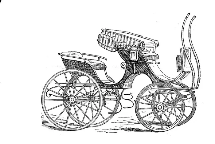 Framed Print : Carriage, phaeton, gentleman's carriage