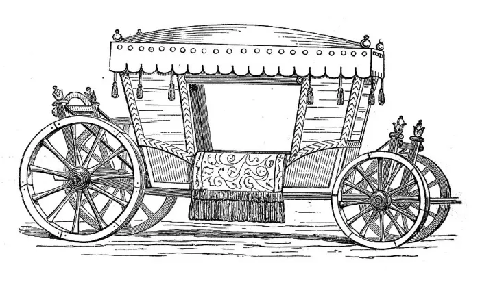 Framed Print : Carriage, from the time of 1610