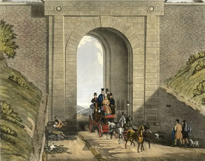 Framed Print : Carriage travelling through Highgate Tunnel Framed Print : Carriage travelling through Highgate Tunnel