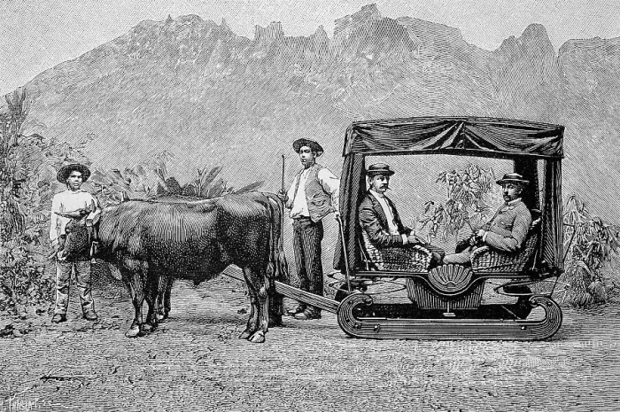 Framed Print : A Carro, basket sledge in Madeira