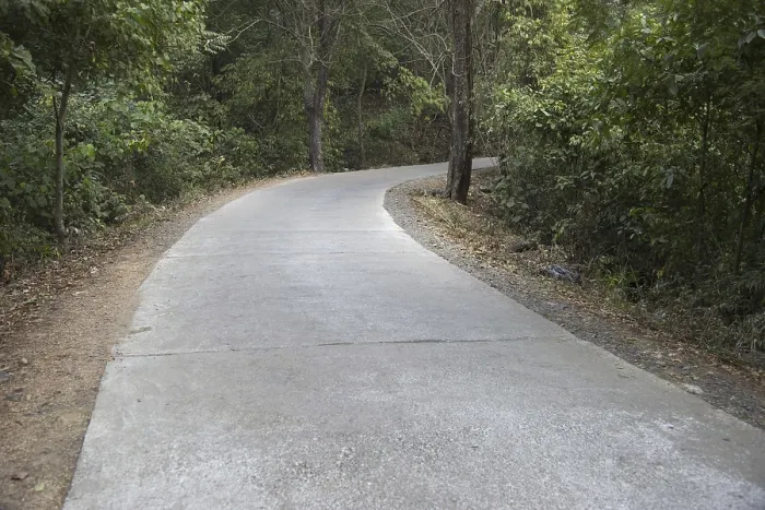 Framed Print : Carved road, sanjay gandhi national park