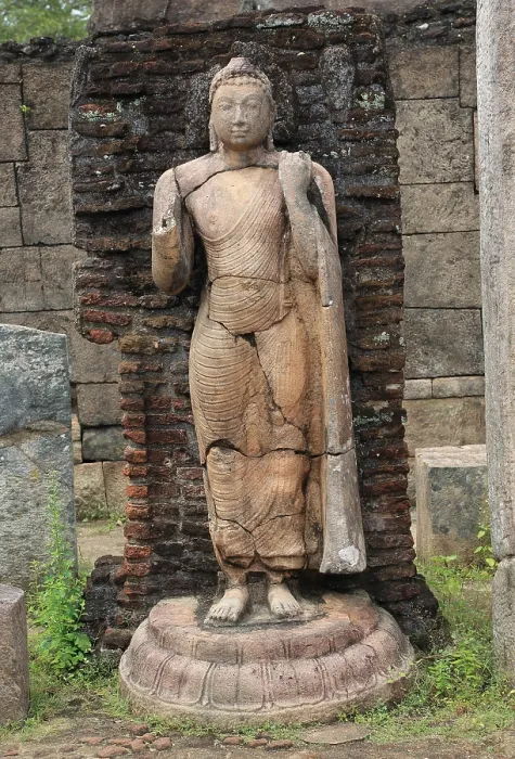 Framed Print : Carved stone Buddha, Hatadage building Framed Print : Carved stone Buddha, Hatadage building