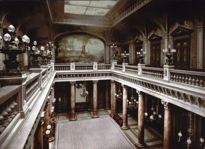 Framed Print : Casino entrance, atrium, Monte Carlo
